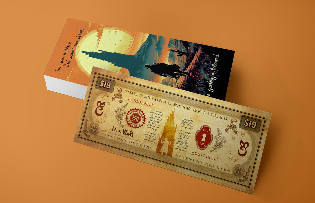 19th Edition: Dark Tower $19 Dollar Bookmark