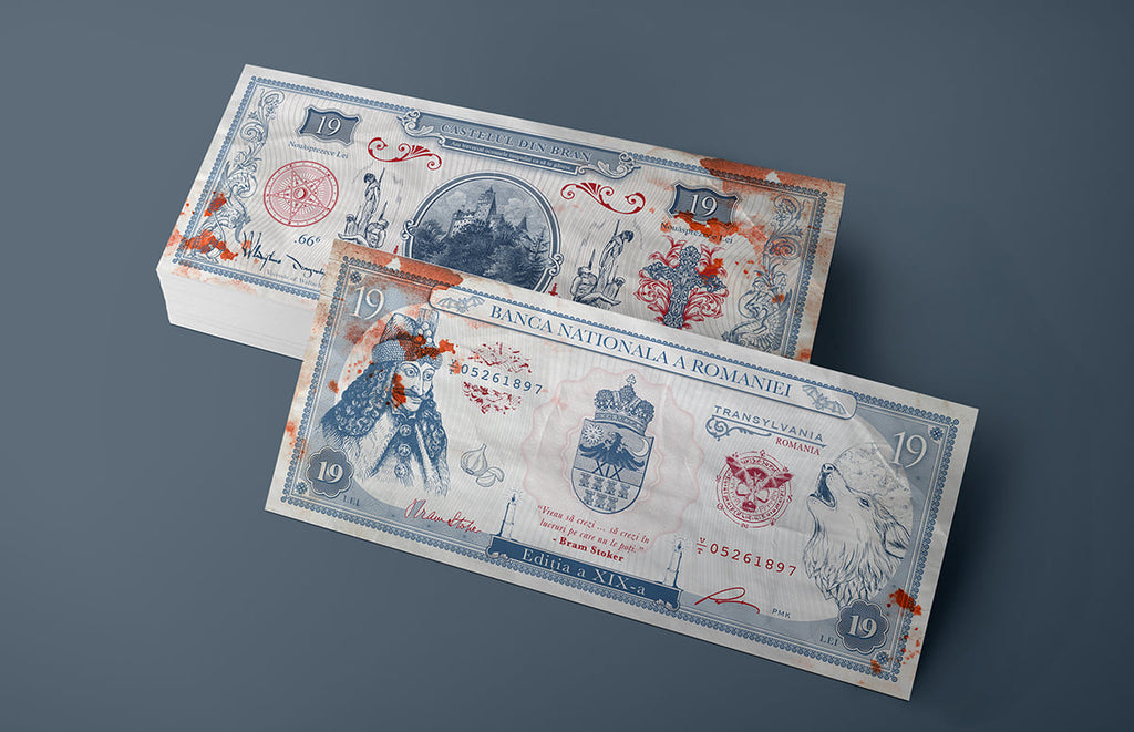 19th Edition: Bram Stoker (Dracula) 19 Lei Bookmark
