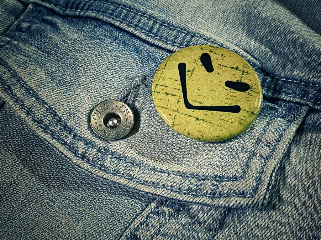 19th Edition: Dark Man Smile v.2 1.5" Button