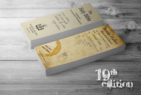 19th Edition: Shawshank Redemption: Brooks Hatlen Memorial LIbrary Bookmark