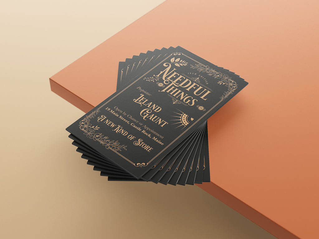 19th Edition: Constant Contacts: Needful Things Business Card Bookmark