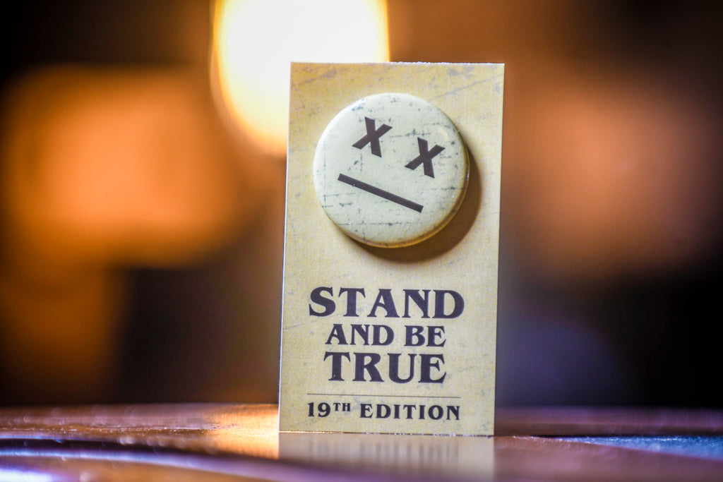 19th Edition: Dark Man Smile v.3 1.5" Button