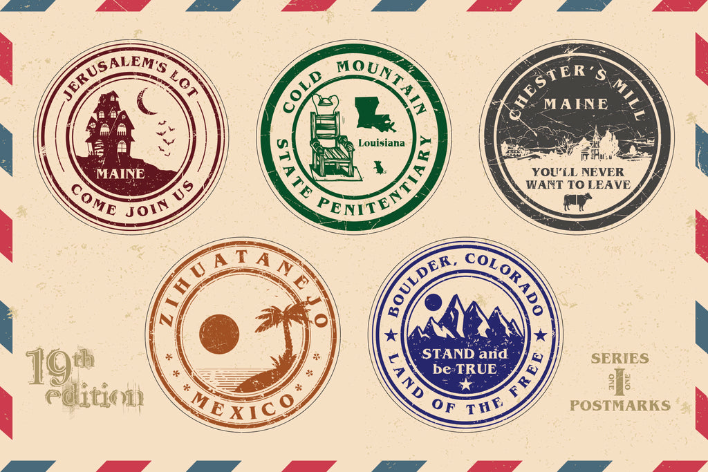 19th Edition: Series 1 Postmarks - Stephen King Locations!