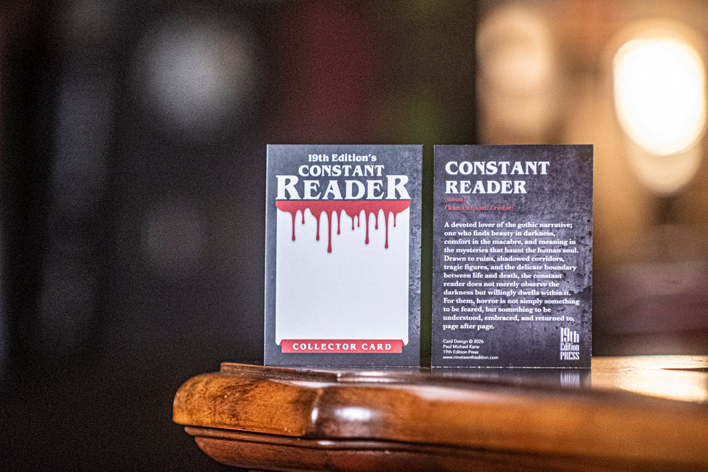 19th Edition's Constant Reader Collector Cards