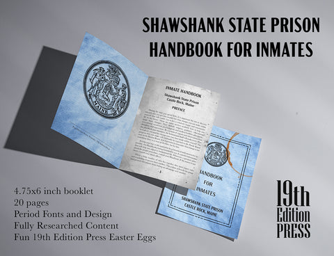 19th Edition: Shawshank State Prison Handbook for Inmates