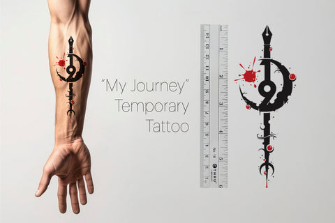 19th Edition: My Creative Journey Temporary Tattoo