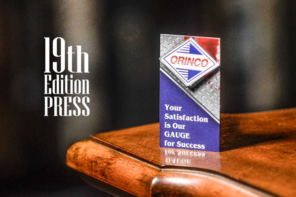 19th Edition: Orinco Acrylic Pin