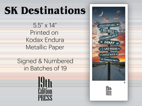 19th Edition: SK Destinations Metallic Print