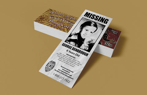 19th Edition: IT Vintage Circus Ticket/Georgie Missing Poster