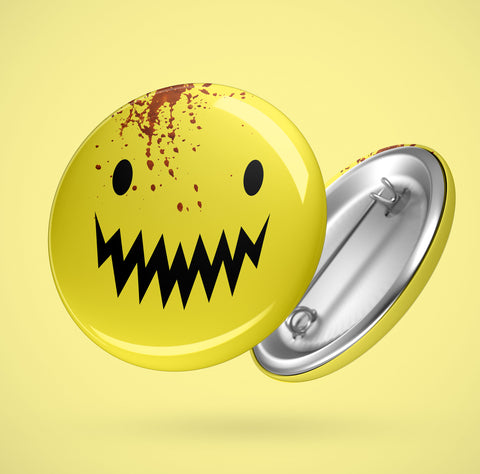 19th Edition: Mr. Happy Button Version 3 - The Novel Edition BLOODY