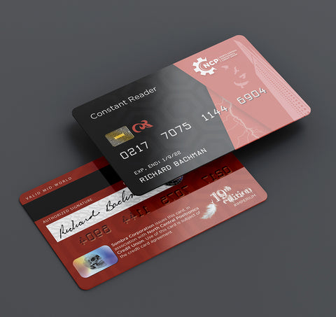 19th Edition: Constant Reader Credit Card Bookmark
