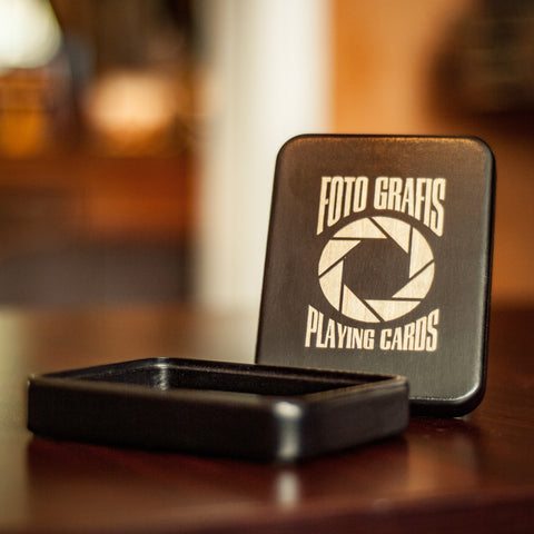 Paul Michael Kane's Foto Grafis Engraved, Wooden Display Box